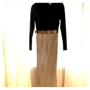 Mac Duggal Ieena long sleeve evening gown